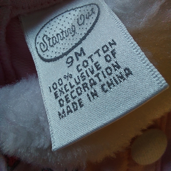 Beautiful Pink Winter Dress by Starting Out, Size 9 Months - Picture 5 of 10